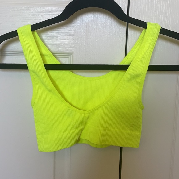 Aritzia Neon Crop Top - Picture 2 of 2